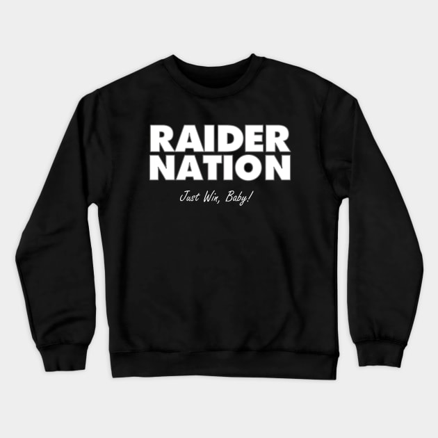 Raider Nation Is Forever Crewneck Sweatshirt by capognad